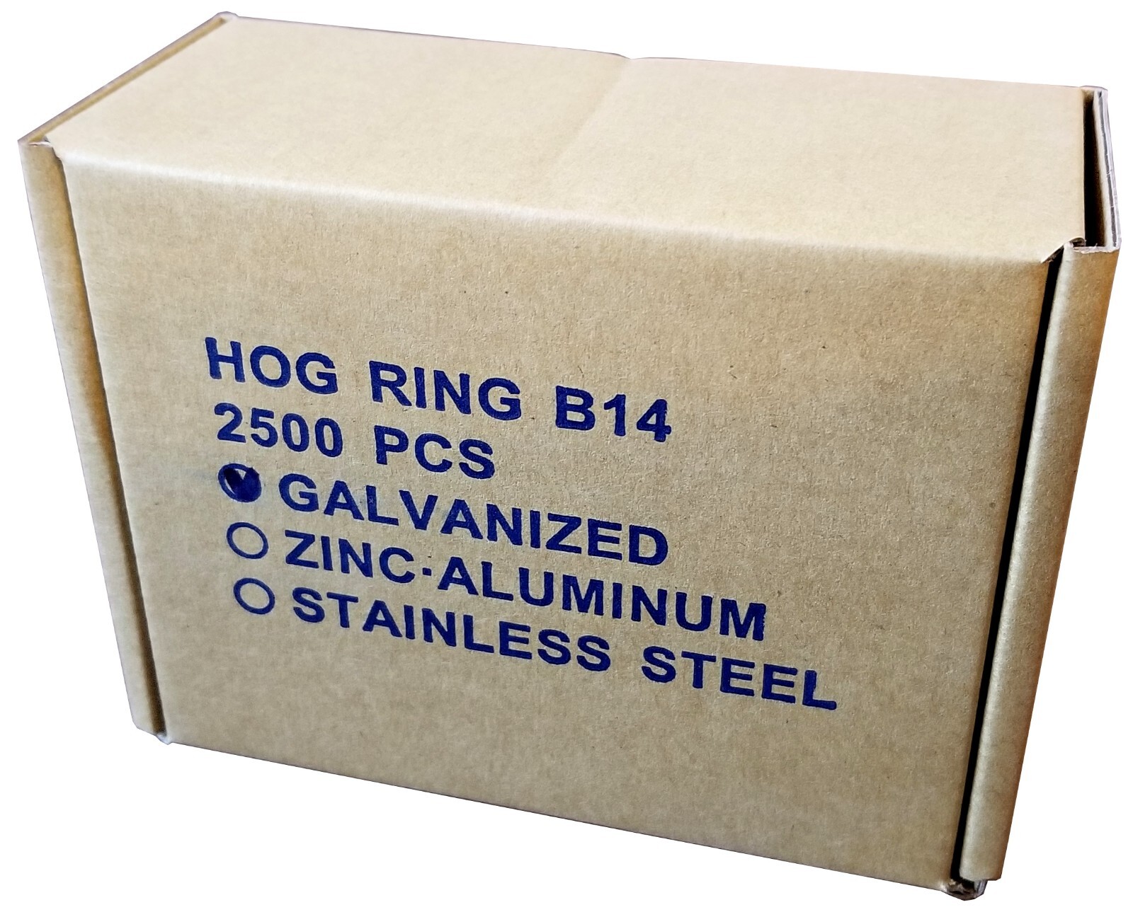 Hog Rings 20,000pcs 9/16" Galvanized *Sharp Point* Rings for Stanley Ringer Gun