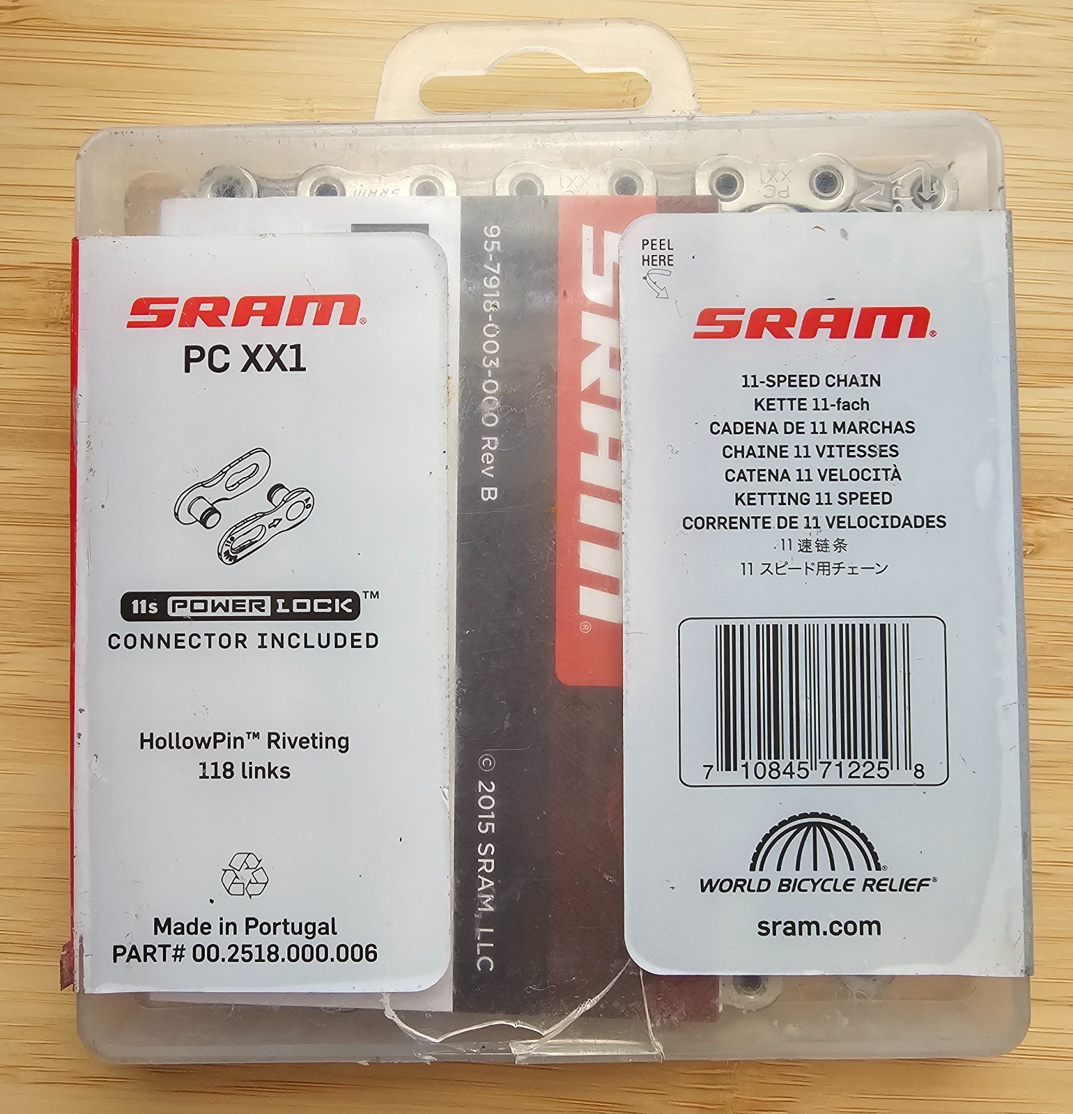 SRAM PCX1 11 Speed Chain 118 Links with PowerLock