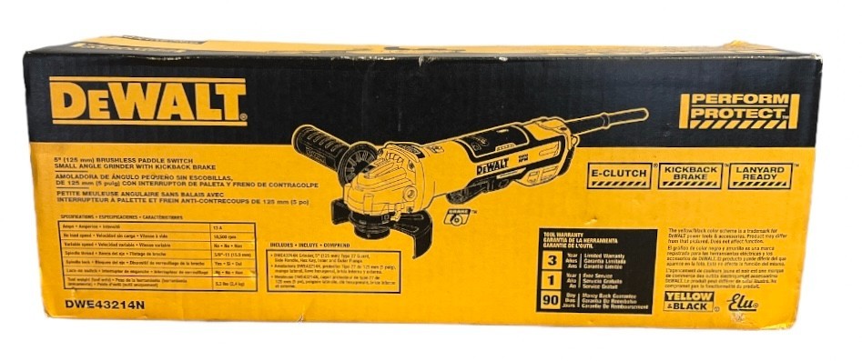 DEWALT DWE43214N 120V 5 inch Angle Grinder