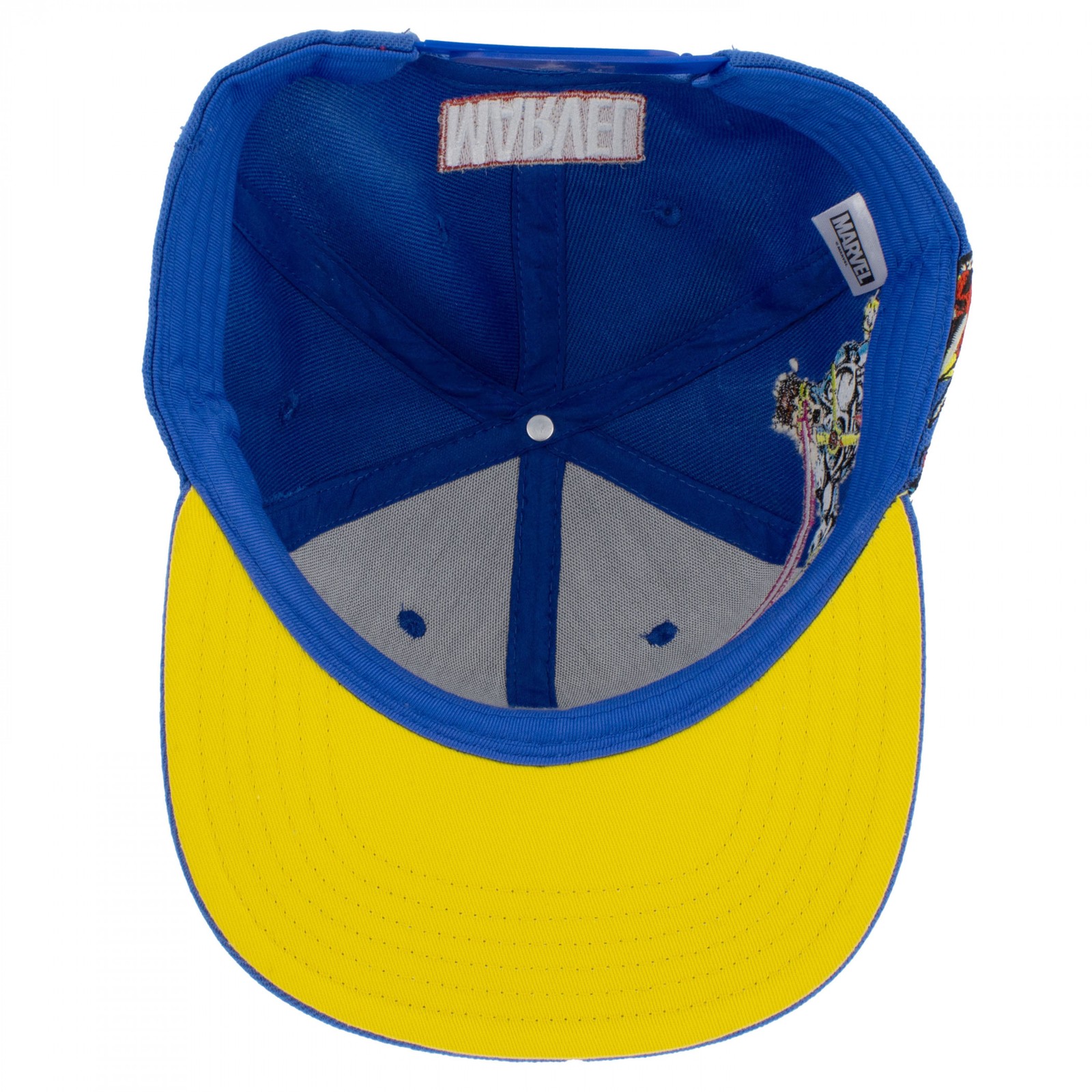 X-Men #1 Cyclops and Wolverine Snapback Hat Blue