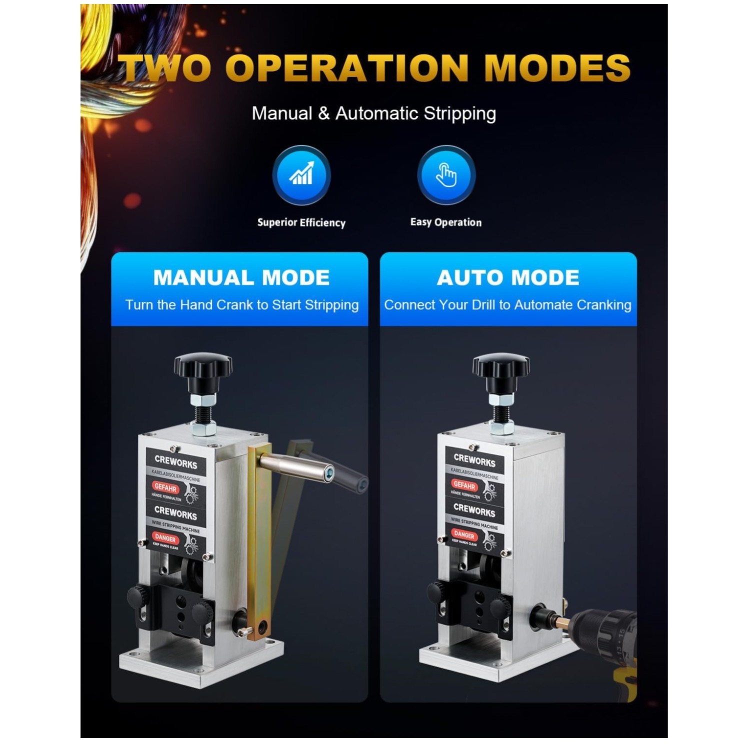 Manual Wire Stripper Machine for DIY Cable