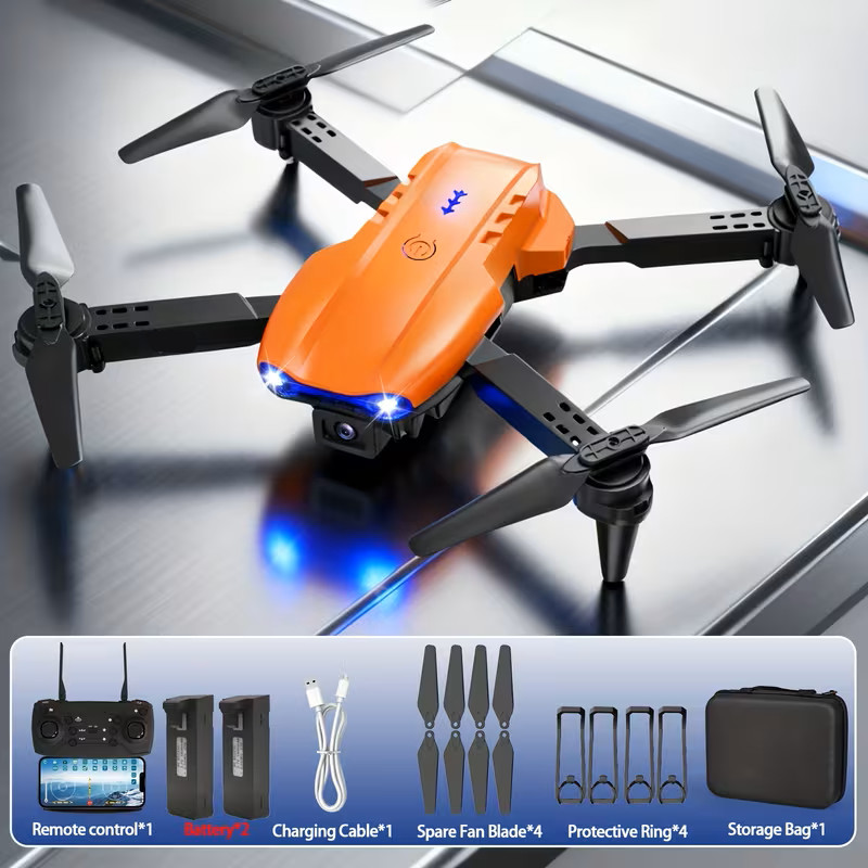 NEW  Foldable 4K Dual Camera Drone WiFi Remote Control Four Axis Aircraft HD