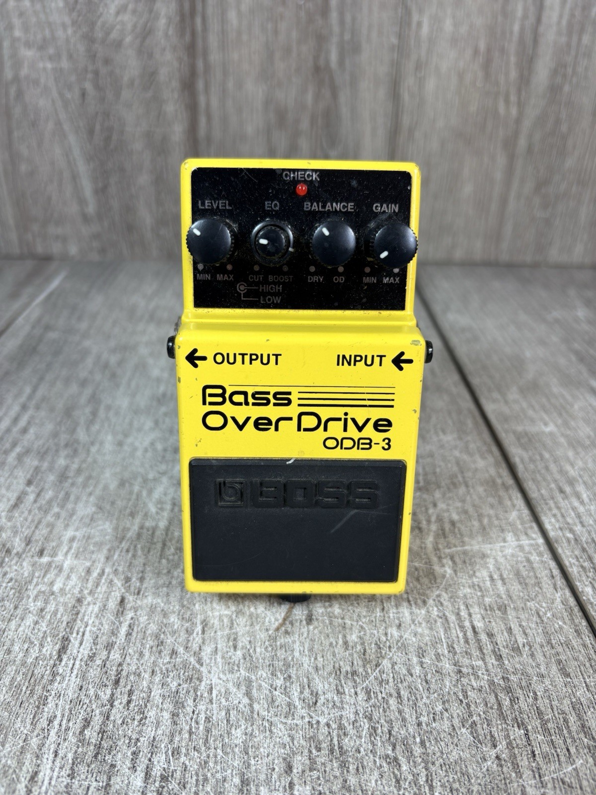 Boss, OBD-3, Bass, Overdrive, Guitar, Effect Pedal, Yellow Led