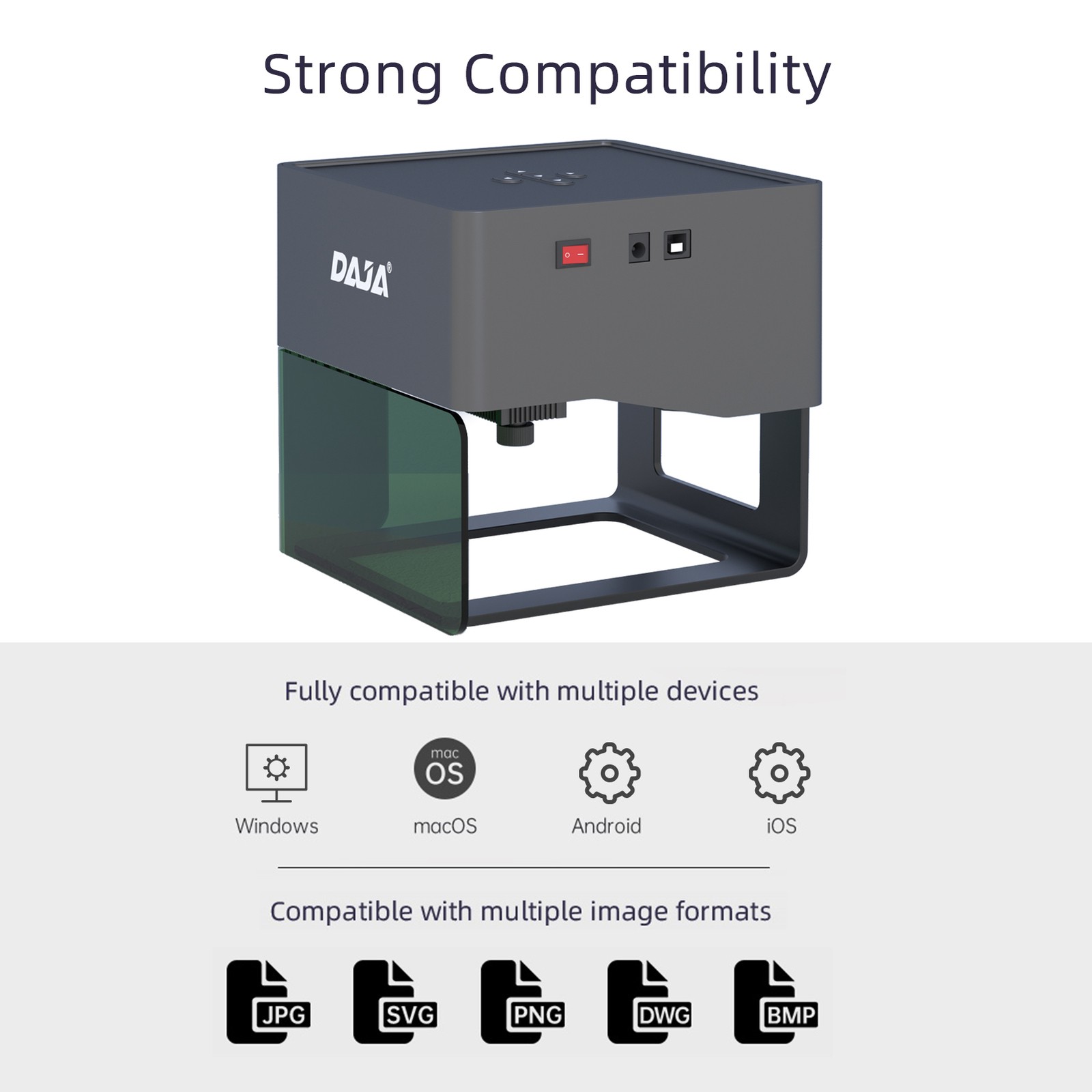 Daja DJ6 Laser Engraver DIY Marking Machine Support Wireless App Control V2E3