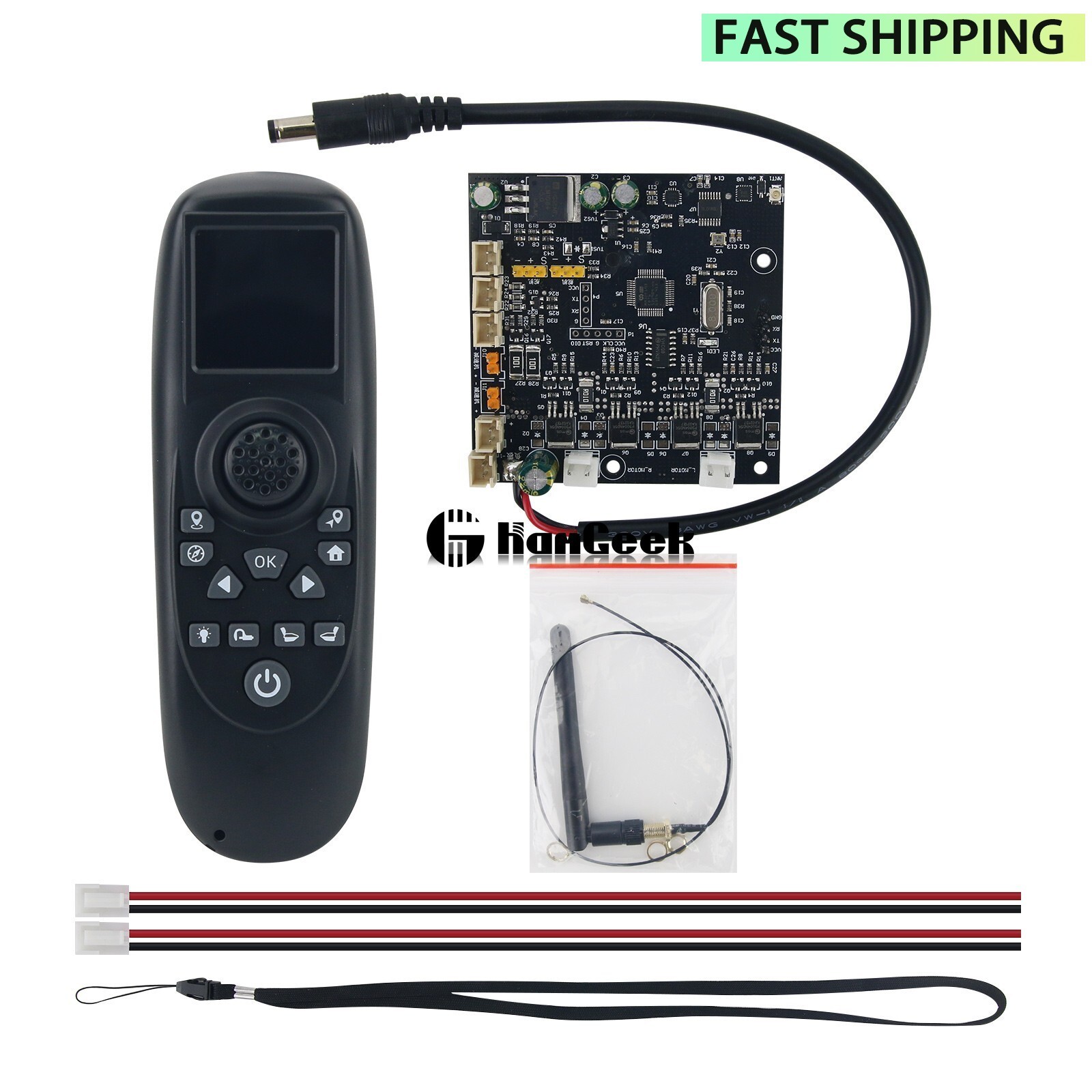 TXG4 1.54-inch Large Color Screen Single-handed Remote Controller Receiver Board