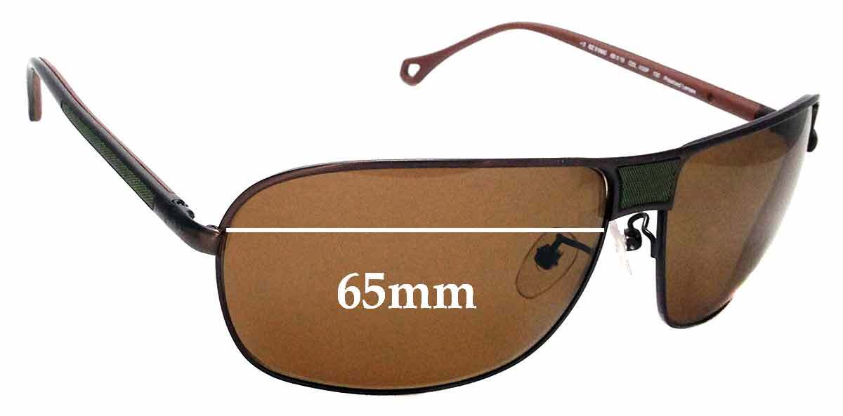 SFx Replacement Sunglass Lenses Fits Ermenegildo Zegna Sz 3199 - 65mm Wide