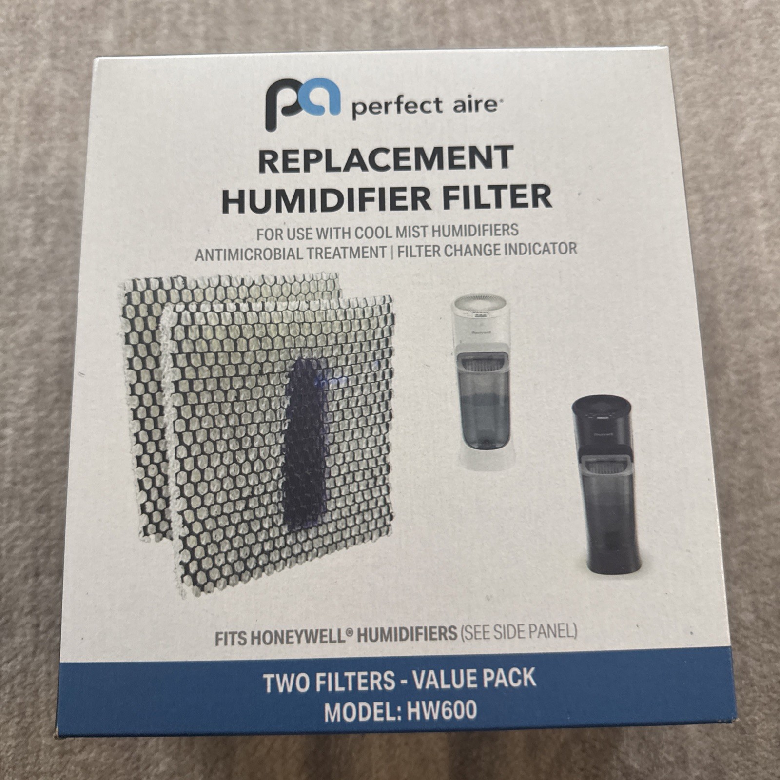 Perfect Aire HW600 Humidifier Filters 2pack Fits Honeywell HEV615,620