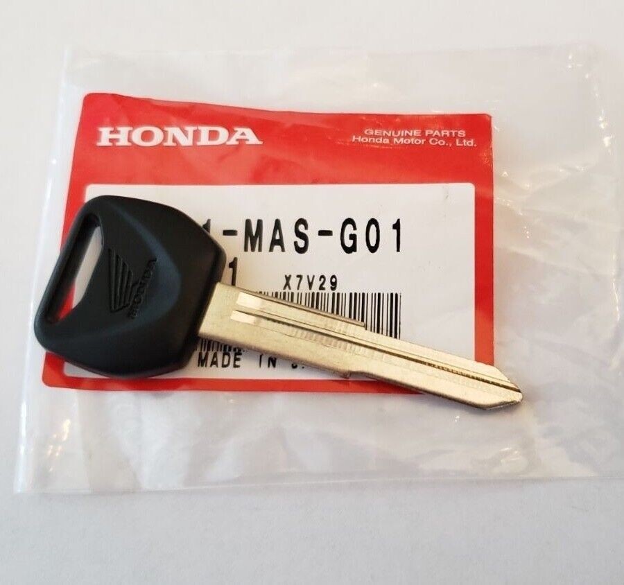 GENUINE HONDA KEY BLANK FSC600 SILVERWING PS25 BIG RUCKUS CB1000R 35121-MAS-G01