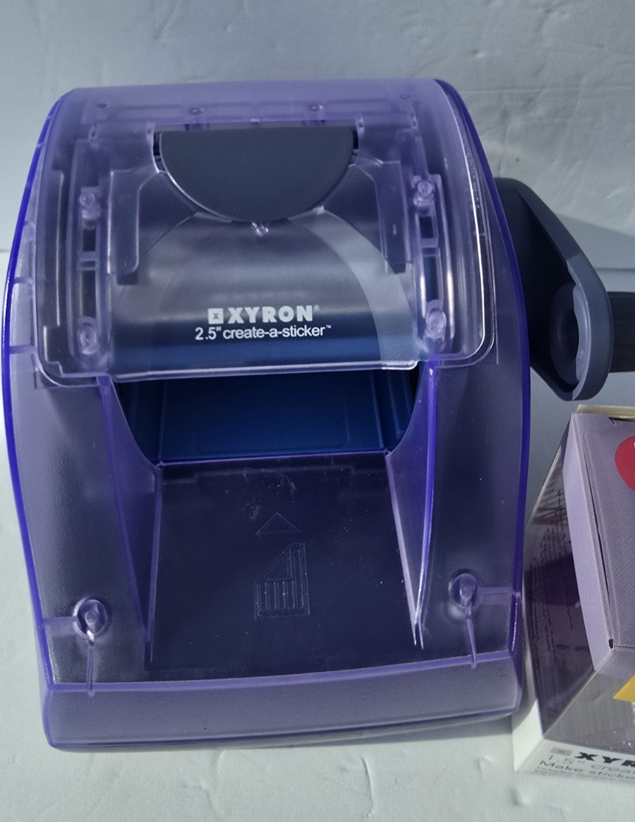 Xyron 2.5" & 1.5" Create-A-Sticker Machine Pre-Owned Purple