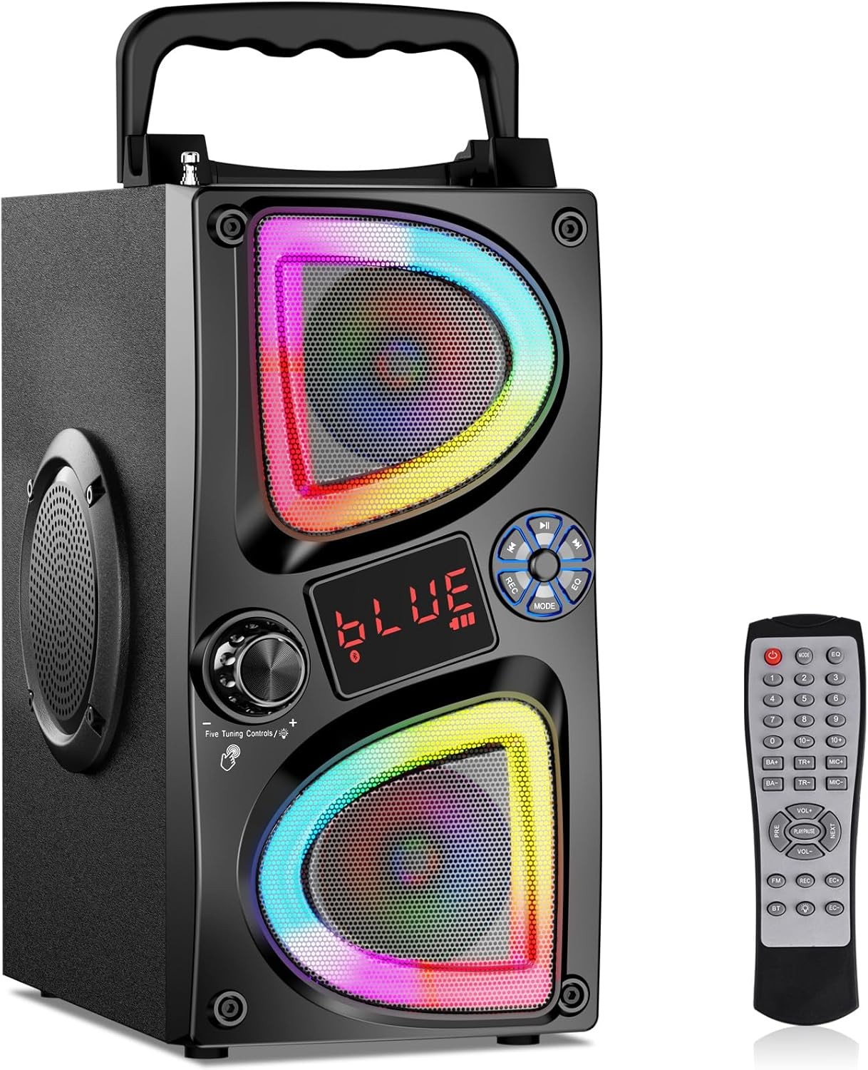 Bluetooth Speaker, 60W(Peak) Wireless Portable Bluetooth Speakers, Beat-Driven