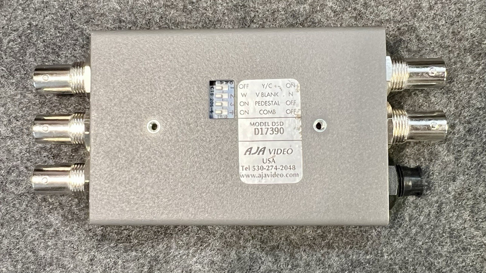 AJA D5D NTSC/PAL to SERIAL DECODER