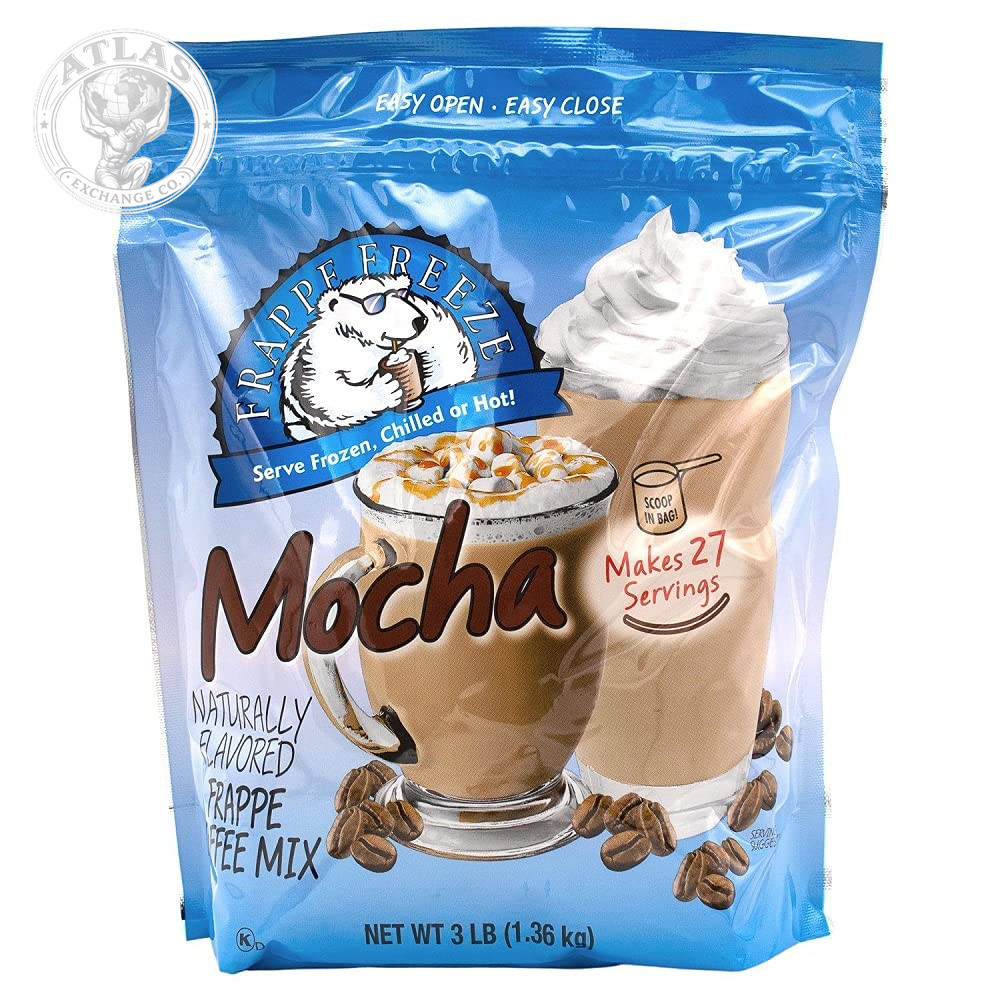 Davinci Gourmet Frappe Freeze Coffee Mix, Mocha, 3 Lb Bag, 27 Servings