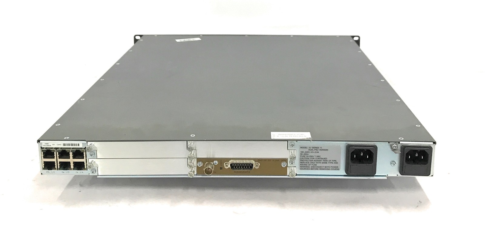 Ericsson 1U Series 11 Dual PSU Video Processor Broadcast Encoder w/ EN8130 SD