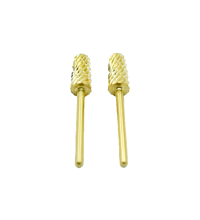 Startool Acrylic Nail Drill 3/32" ST3X 2X Coarse (3-in-1) Gold ( 2 Pieces )