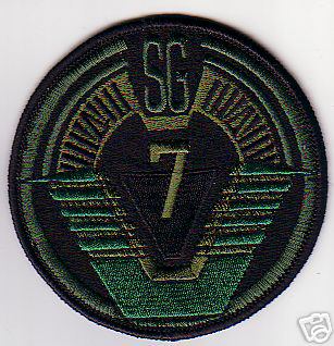 STARGATE SG-7 OLIVE DRAB PATCH - SG7od
