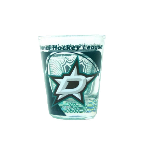 Dallas Stars Shot Glass HI-DEF Style Team Logo 2 Oz New NHL For (1) Shot Glass
