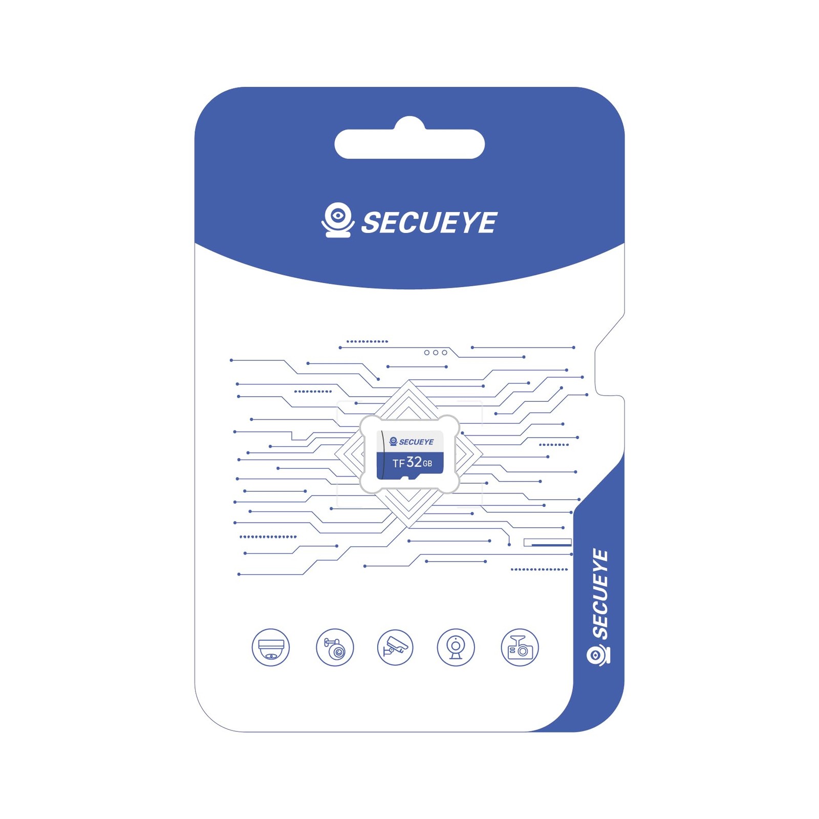 32GB TF Memory Card Class 10 FAT32 High Speed Reading/Writing for Security Ca...