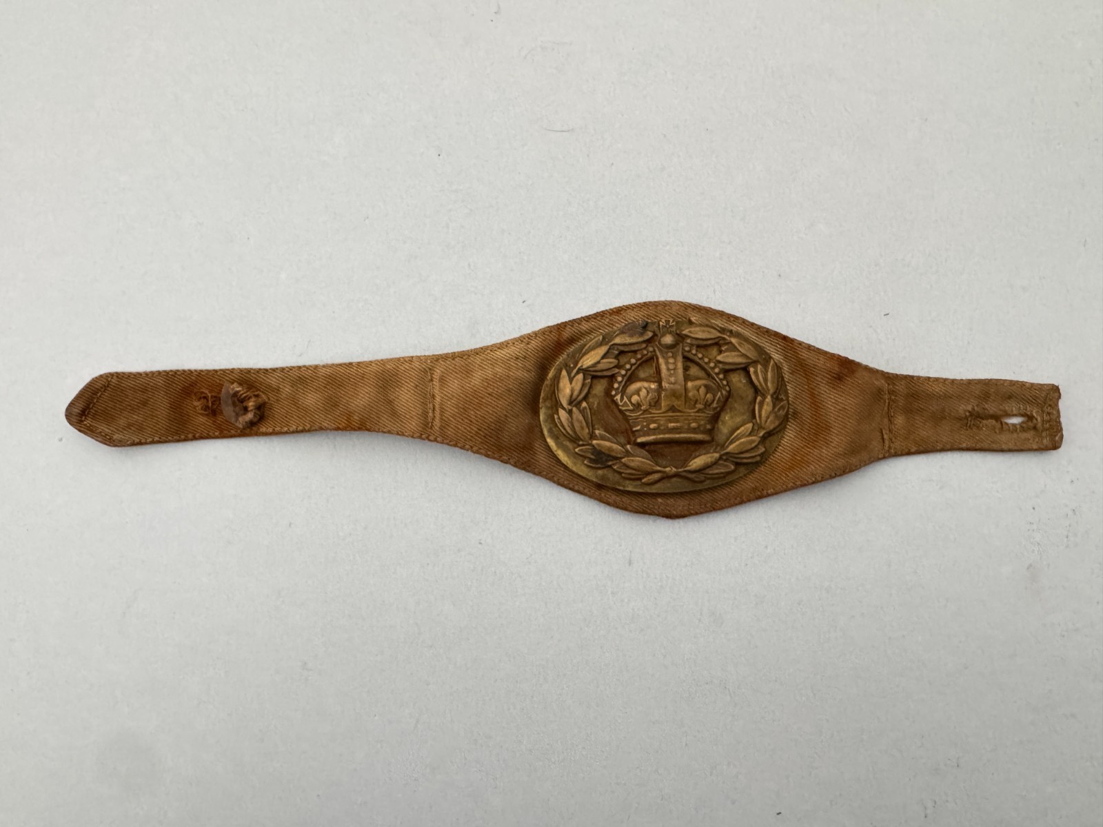 WW2 British Army Warrant Officer's Tropical Overseas Wrist Band Rank Badge