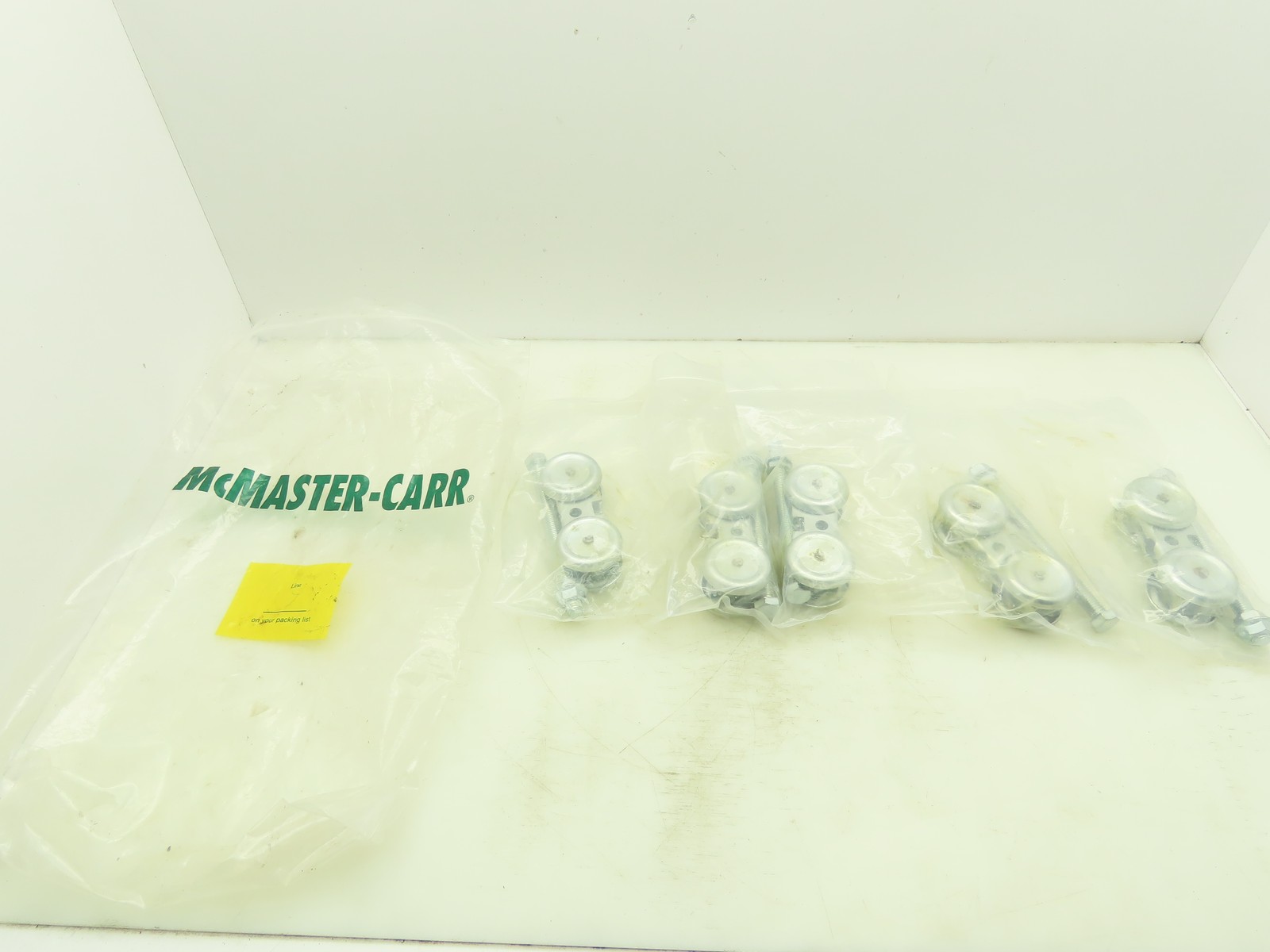 McMaster Carr 1143A61 Roller Track Hanger 400lb Slider Door Trolley Lot of 5