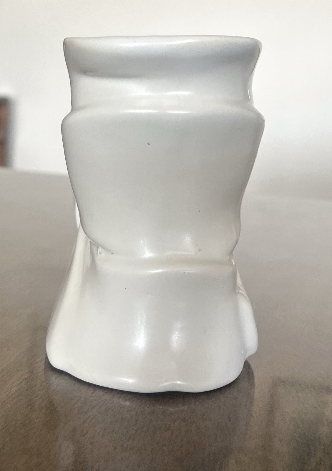 Unmarked Ceramic Bow Planter, 1930s-1950s