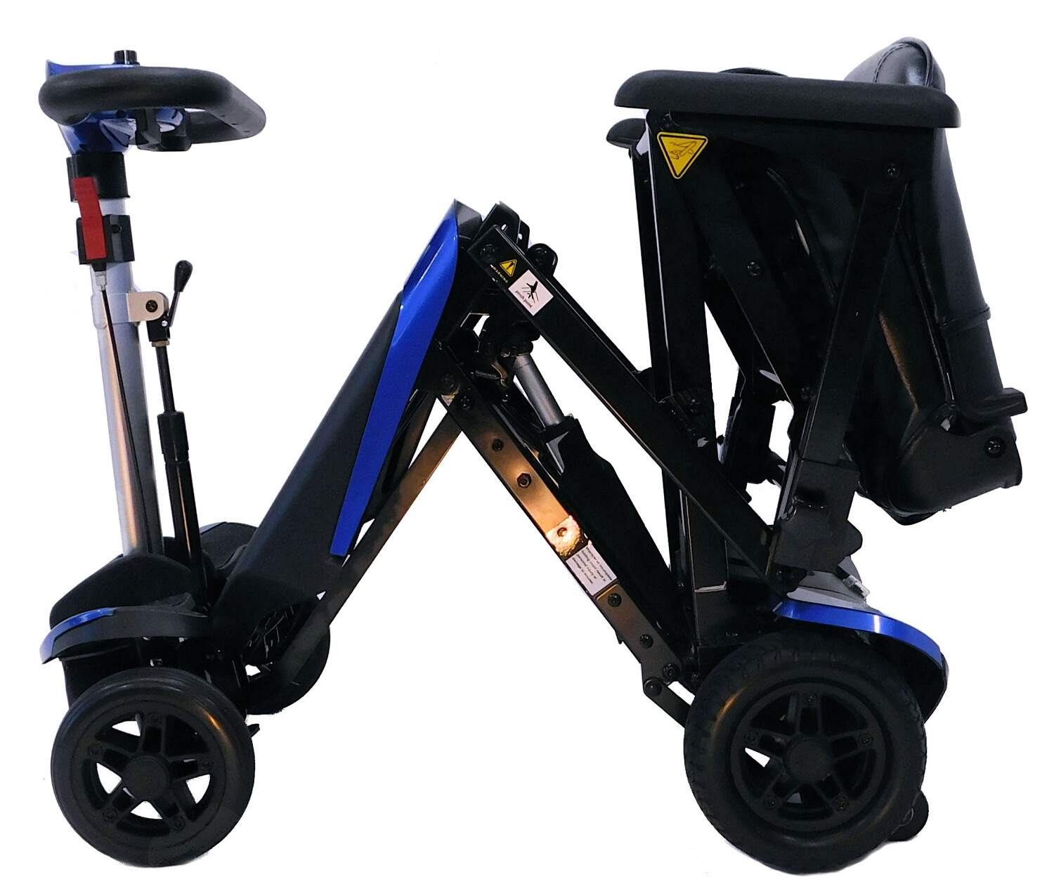 Enhance Mobility Transformer 2 Automatic Folding Electric Mobility Scooter Blue