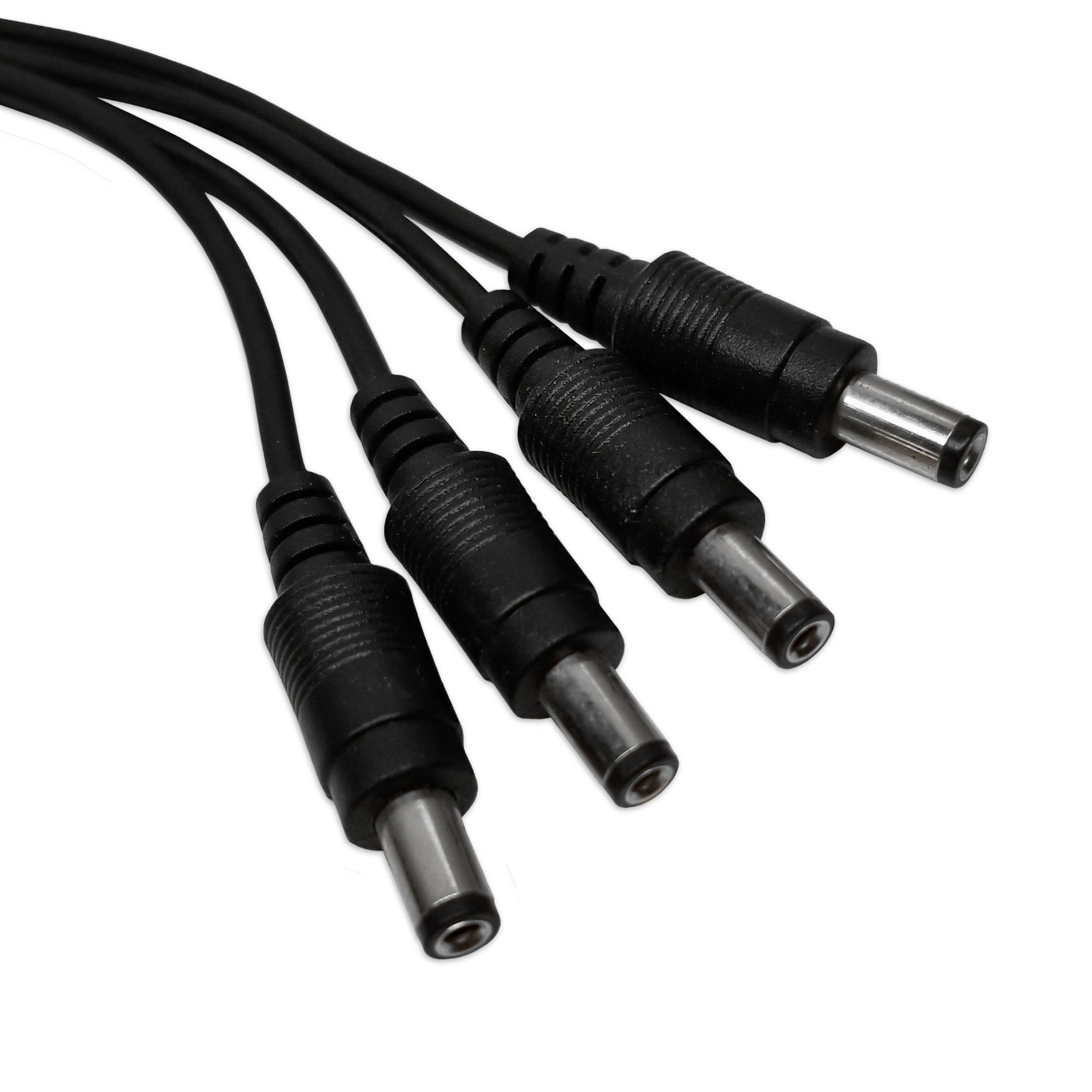 2 Pack - 4 Way Channel DC Power Splitter Adapter Cable for CCTV Security Camera