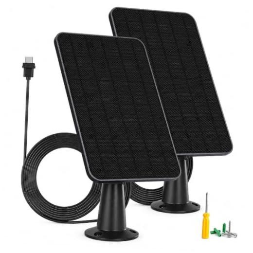 5W Solar Panel Compatible with Blink Outdoor 4(4th Gen)/Outdoor 2K+ Camera,