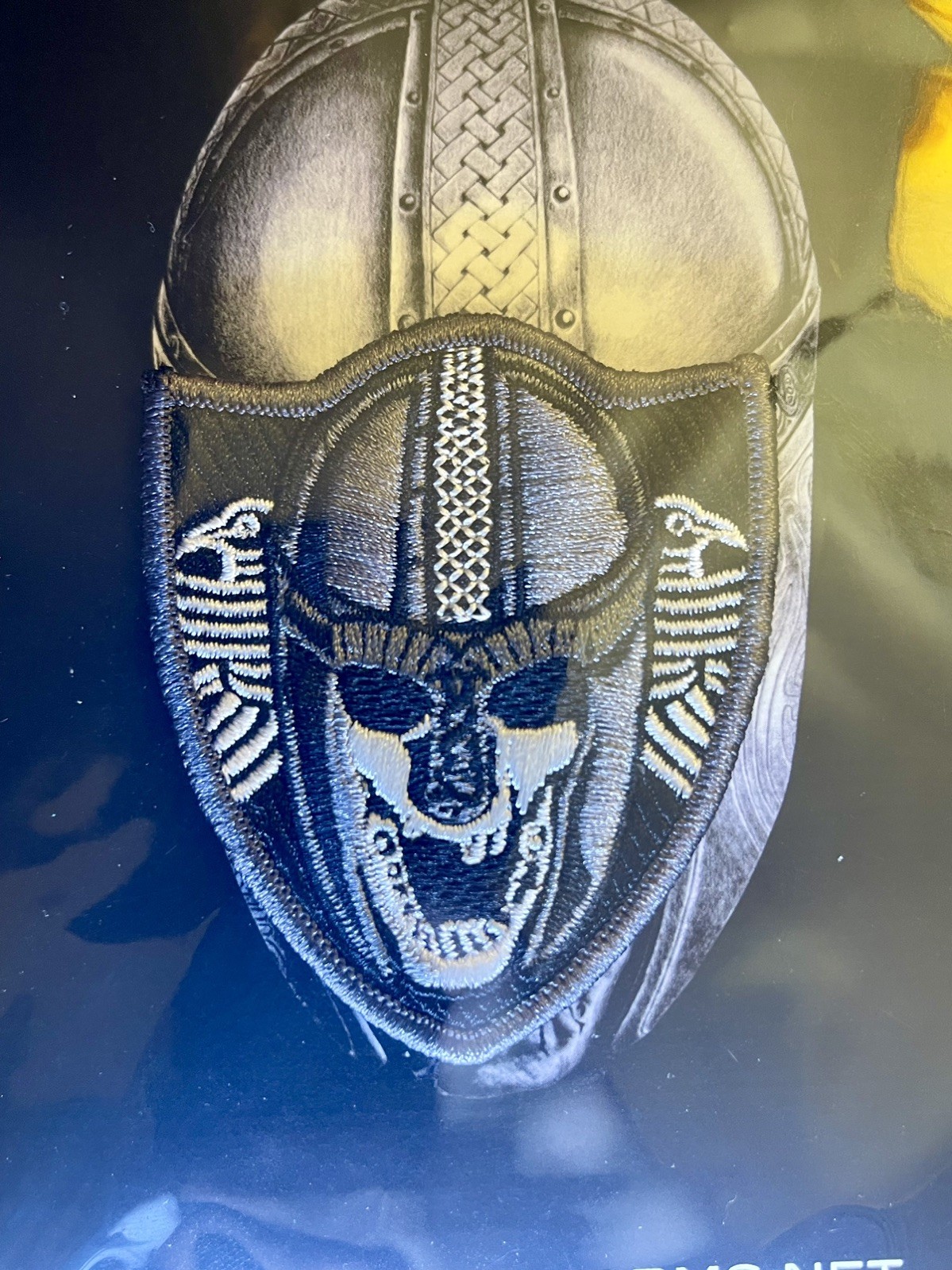 The Viking-Gray Tactical Morale Patch, Modern Arms Embroidered