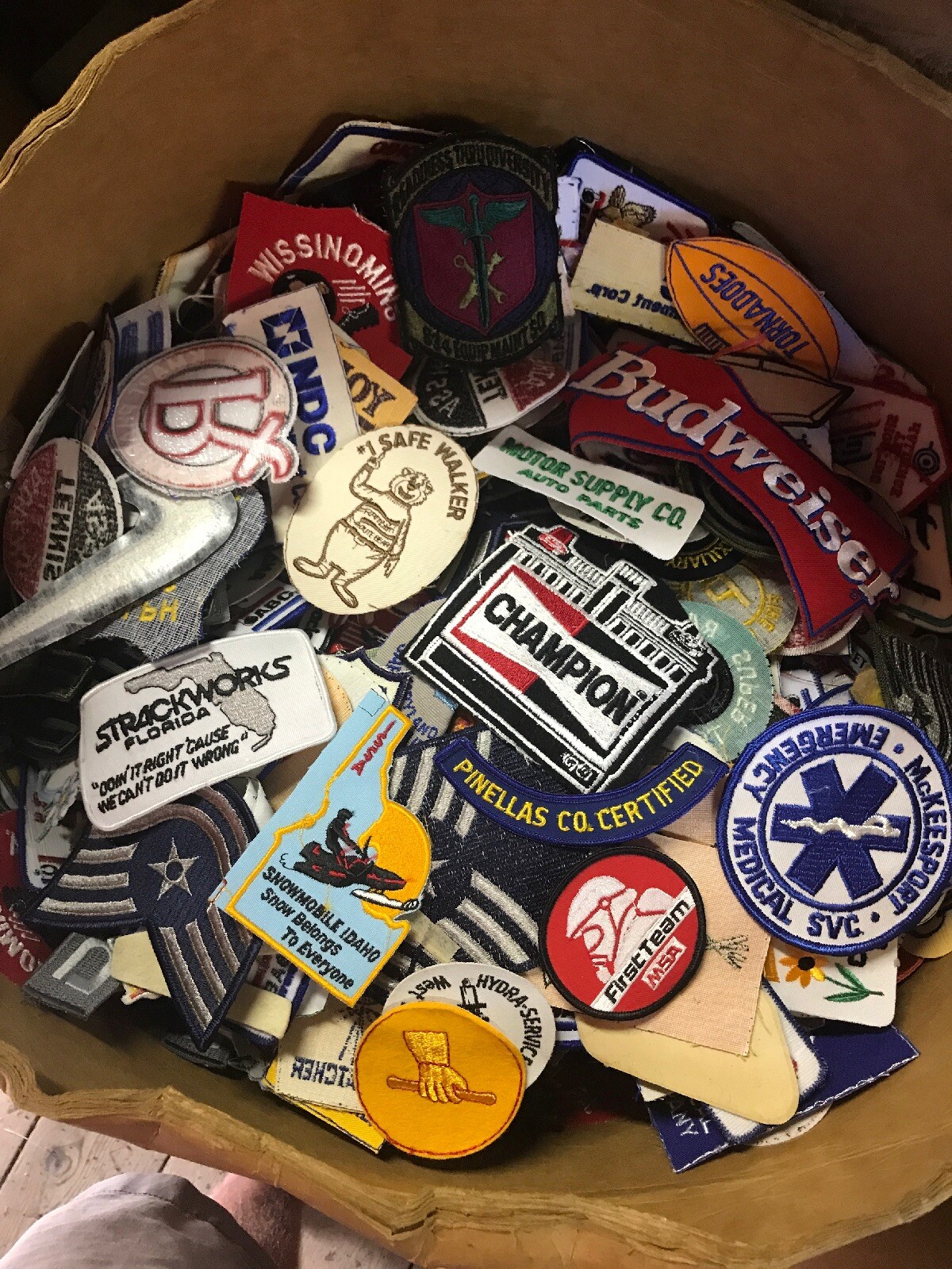 Vintage Patch Lot 25 patches Fashion,nasa,automotive,fire,Promo,Sports,Military