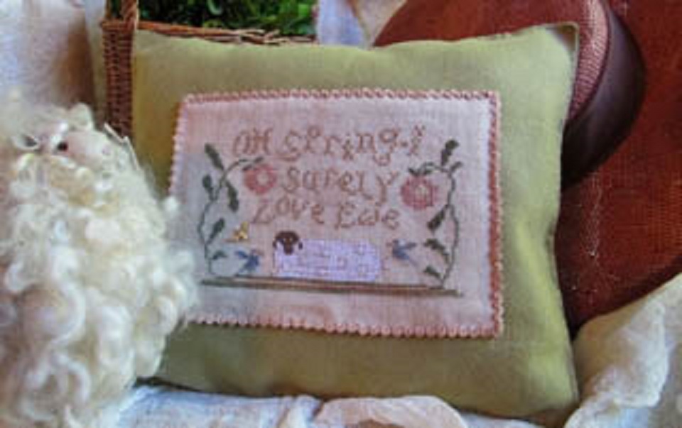 OH SPRING SAMPLER-CROSS STITCH CHART-HOMESPUN ELEGANCE