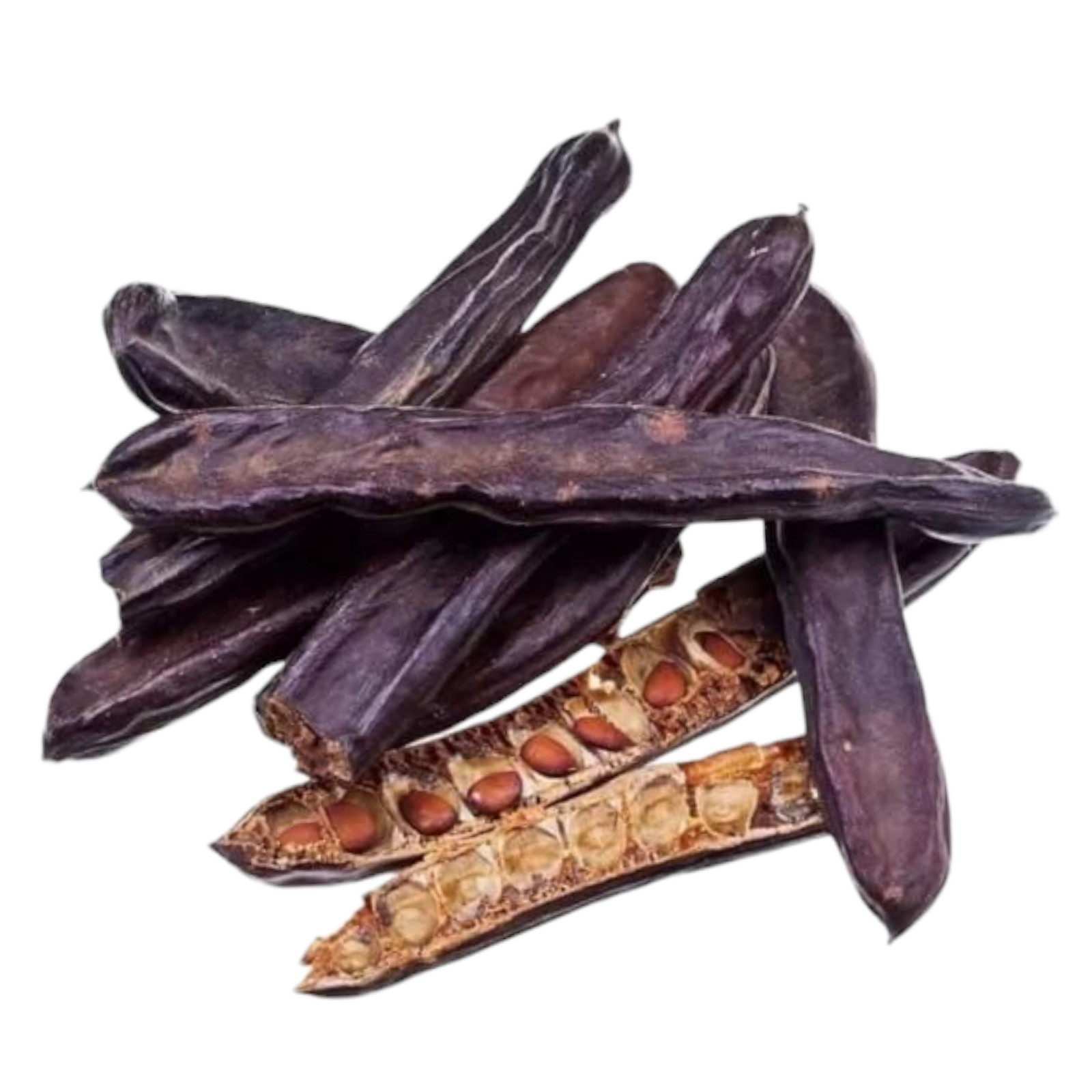 100g Certified Organic Whole Carob Pods Dried Ceratonia Siliqua Natural قرن خروب