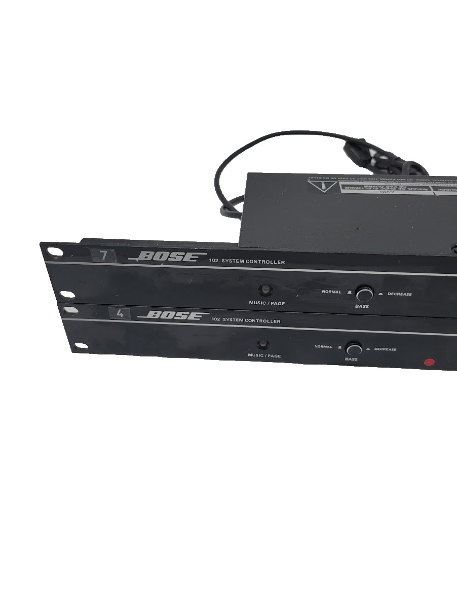 Lot of 2 Bose 102 System Controller Rackmount