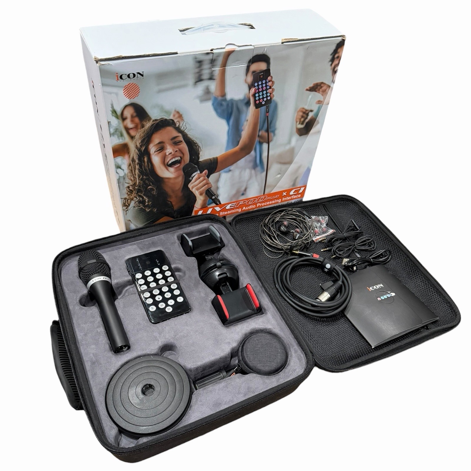 iCON Pro Audio Live Pod Plus x C1 Live Audio Processing Interface - CIB Working