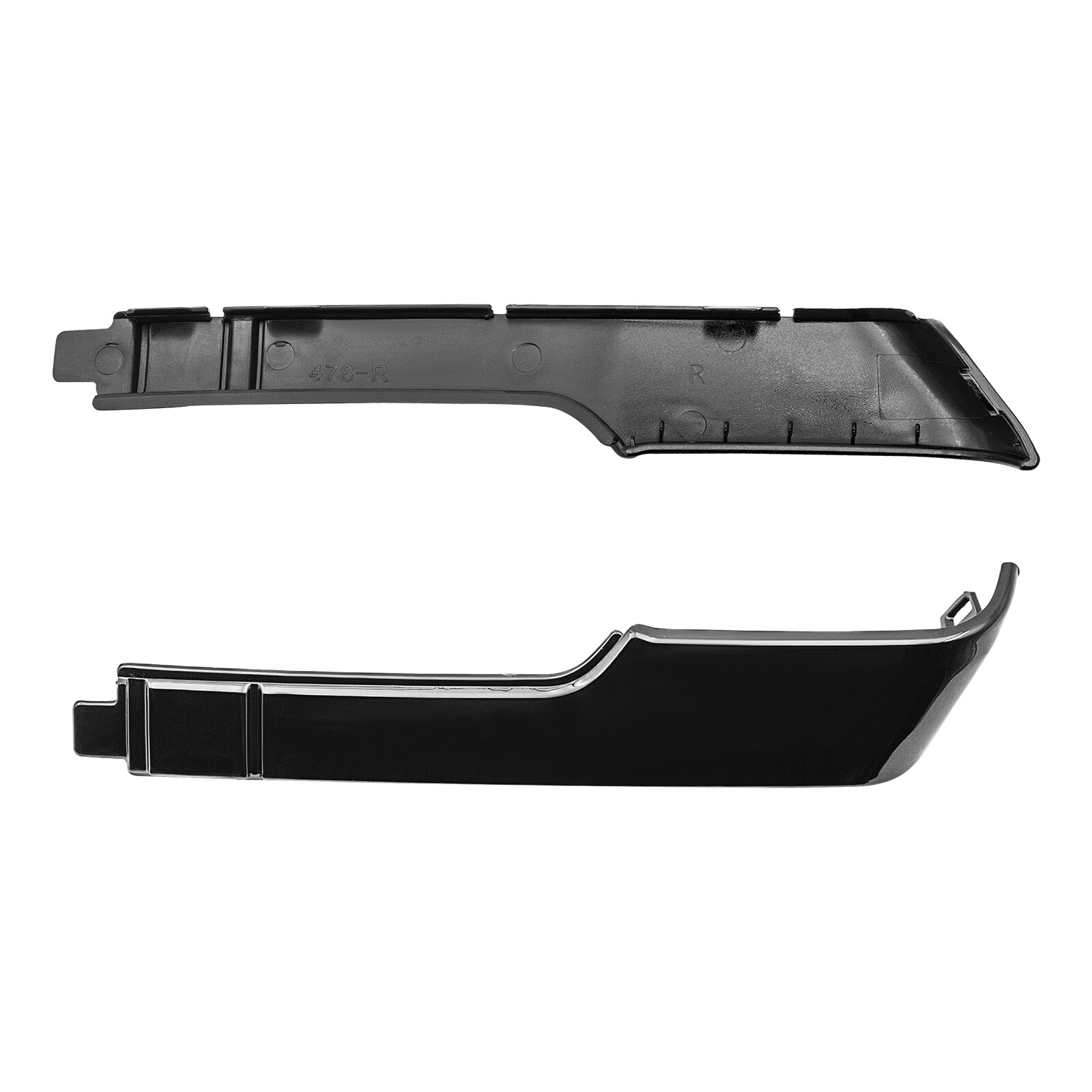 Gloss Black Tow Side Mirror Cover Cap For GMC Sierra 2500HD 3500HD 2020-2024