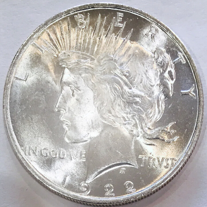 ⭐️1922 P PEACE DOLLAR⭐️REMARKABLE GEM BU+++⭐️FRESH FROM ORIGINAL ROLL⭐️