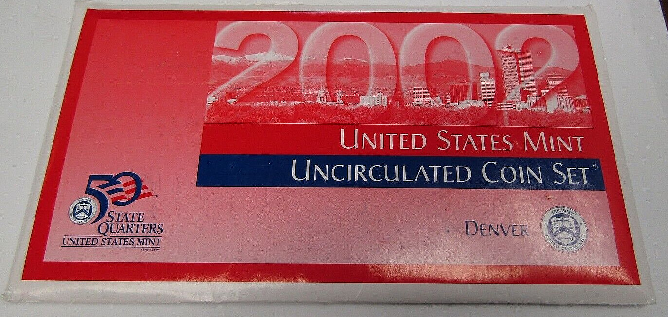 2002 Denver United States Mint Uncirculated Coin Set