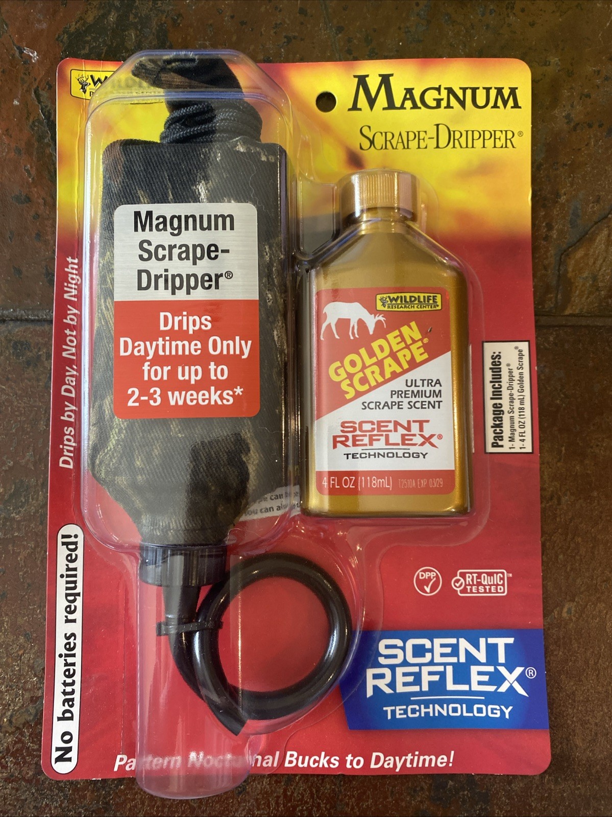 Wildlife Research Combo Buck Lure Magnum Scrape-Dripper & Golden Scrape 4 Fl Oz