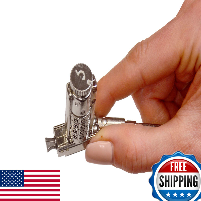 Tz07Tnr Compact Non Resettable Combination Wedge Lock By Noble Locks