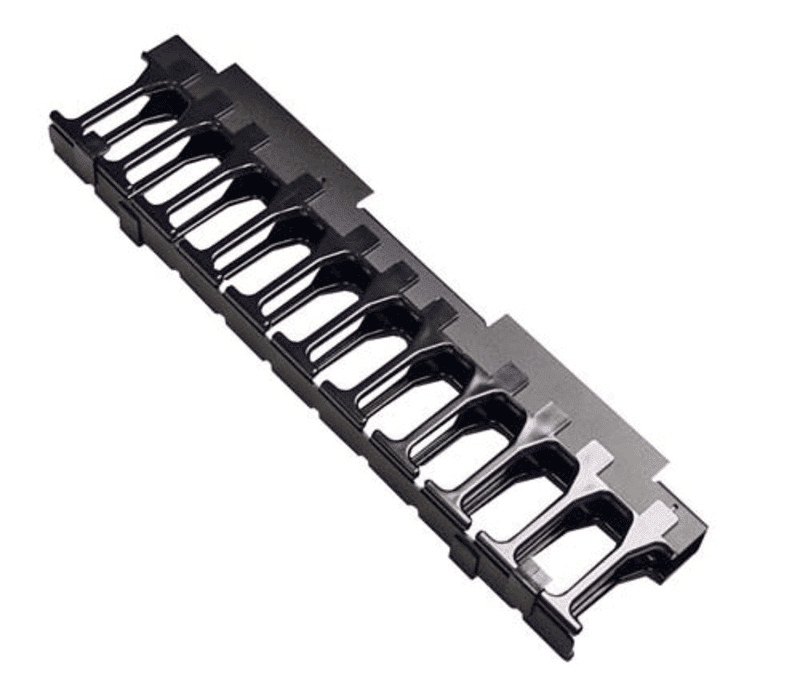 Chatsworth 30139-719 1U x 19"W x 4.96"D Universal Horizontal Cable Manager Black