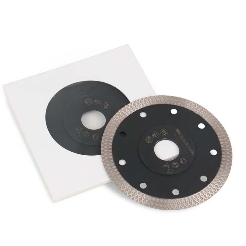 4-5'' Porcelain Tile Turbo Thin Diamond Dry Cutting Disc Grinder Wheel Saw Blade