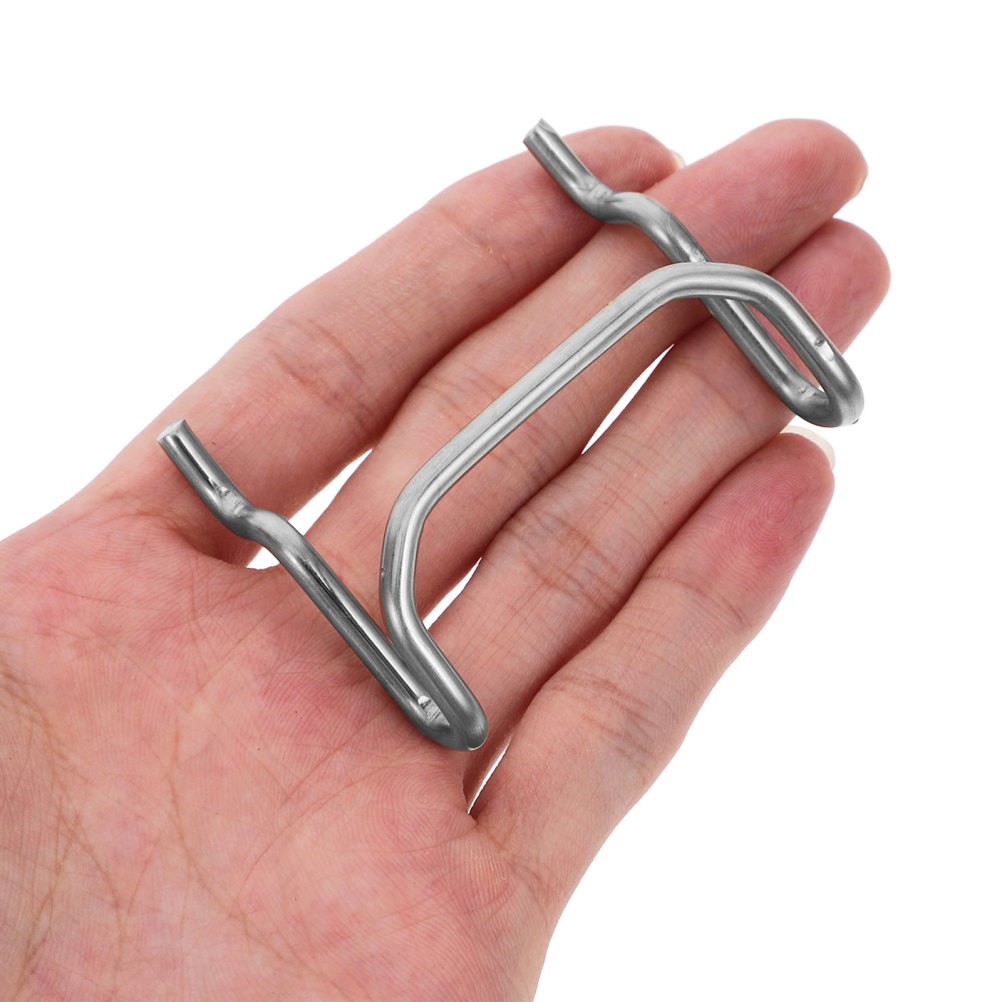 5Pcs Durable Stainless Steel Pegboard Hooks Heavy Duty for Garage and Workshop
