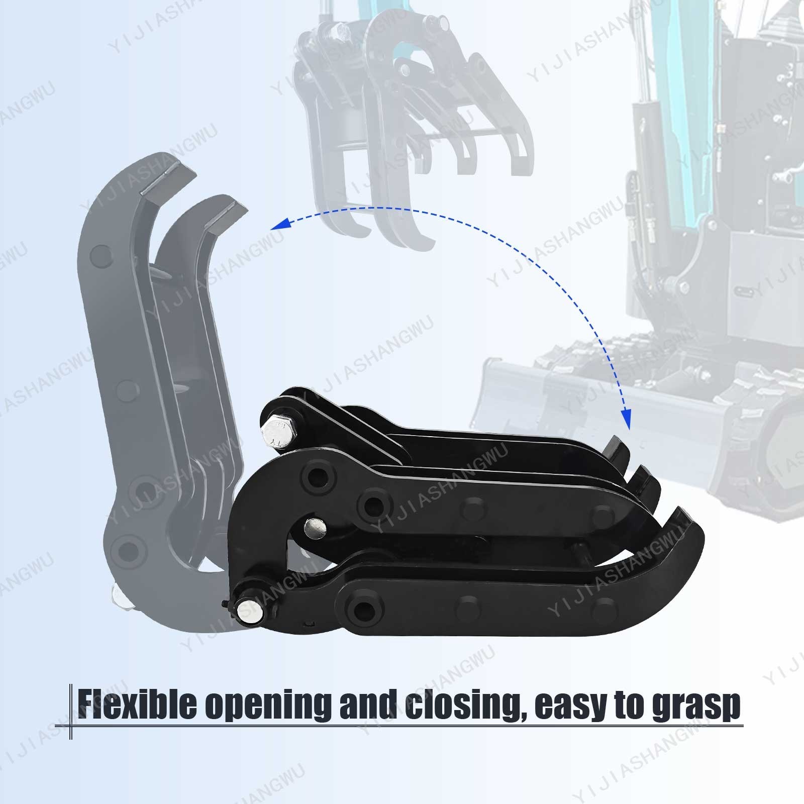 Grabber Attachment for 1 ton -1.5tons Mini Excavator Small Digger