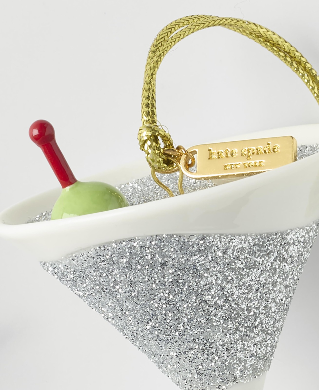 kate spade new york Be Jolly Martini Ornament, Christmas, Holiday Decorations