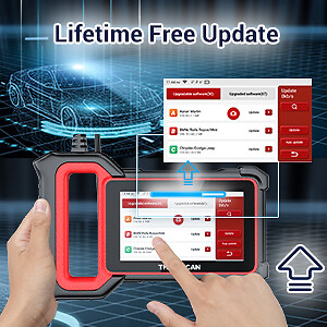 ThinkScan Plus S7 OBD2 Scanner Car Diagnostic Tool With 5 Reset AutoAuth FCA SG