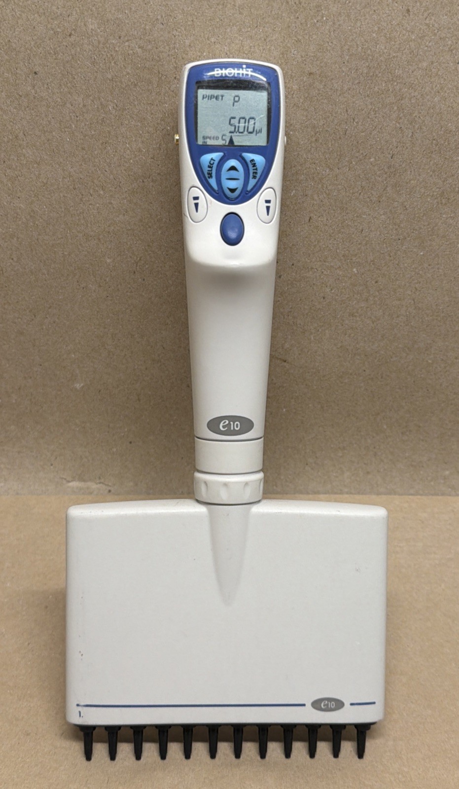 BioHit Eline e10 0.2-10μL 12-Channel Electronic Pipette