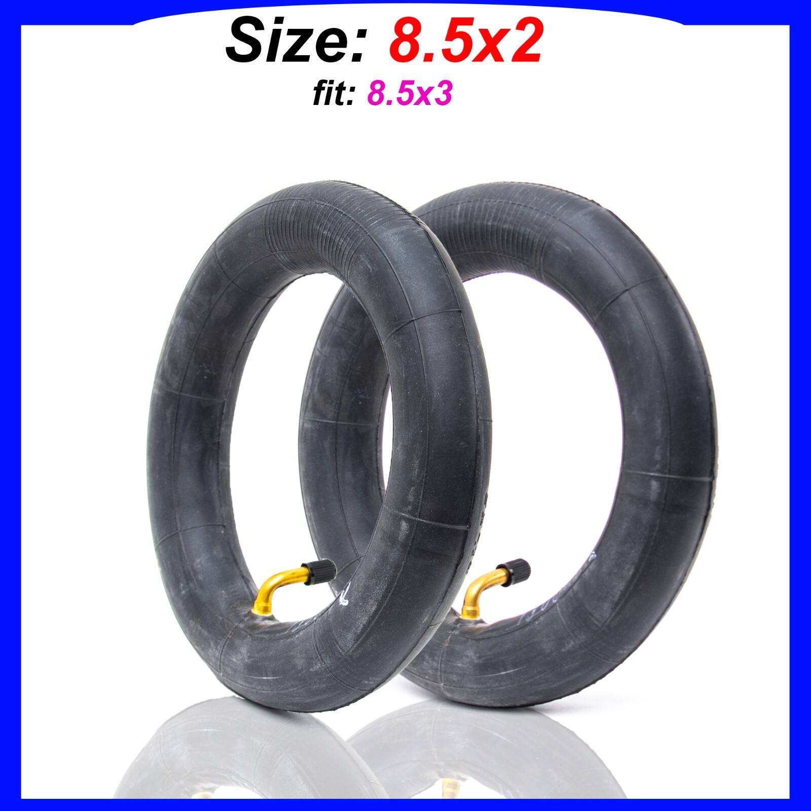 8 1/2x2 Inner Tube Tire fit 8.5x3 & 8.5x3 & 50/75-6.1 Electric Scooter Tyre