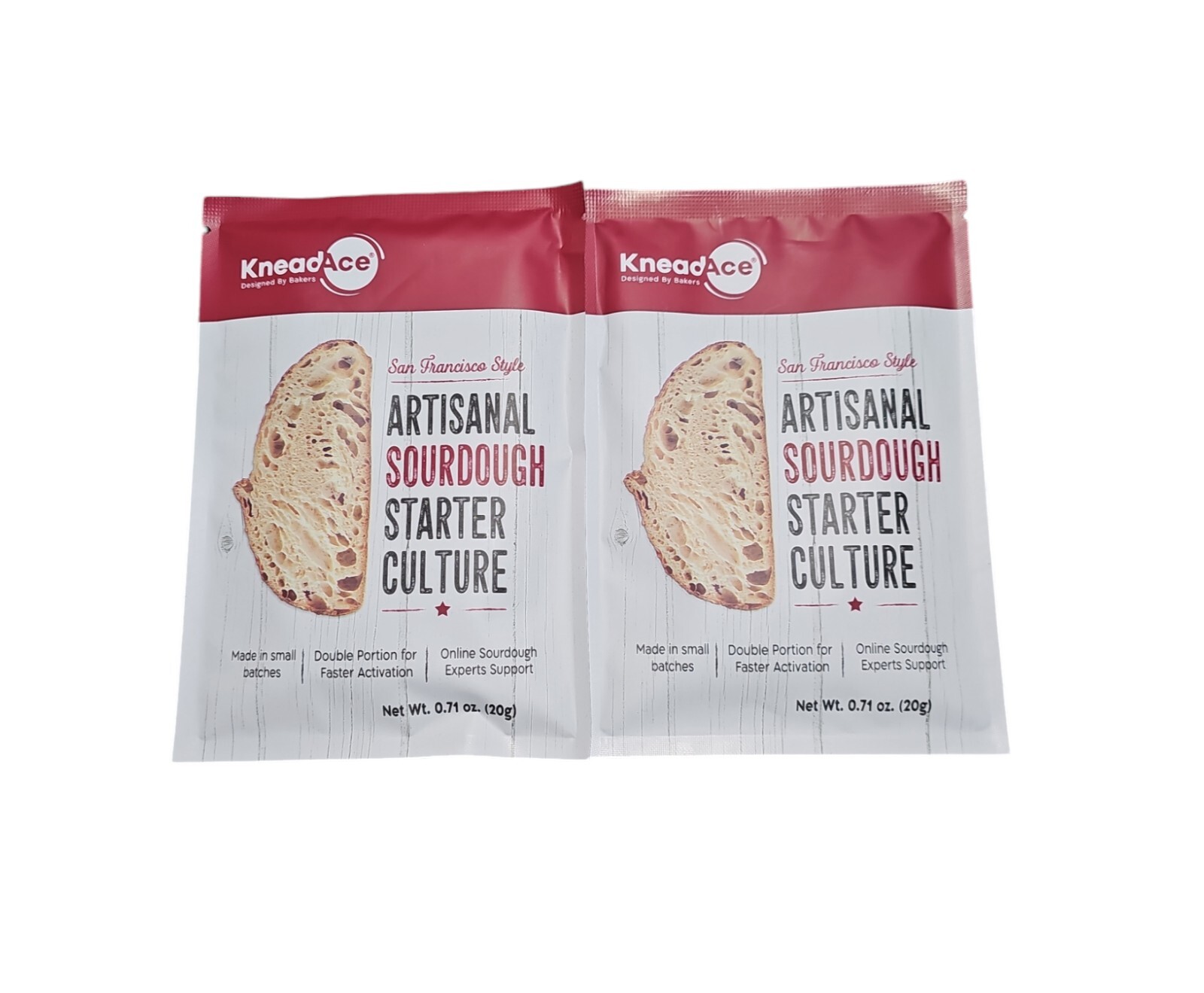 Lot 2 KneadAce San Francisco Style Artisanal Sourdough Starter Culture Exp 02/27