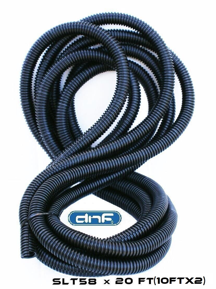 20FT 5/8" Split WireLoom  Conduit Polyethylene Tubing  5/8"  HEAVY DUTY