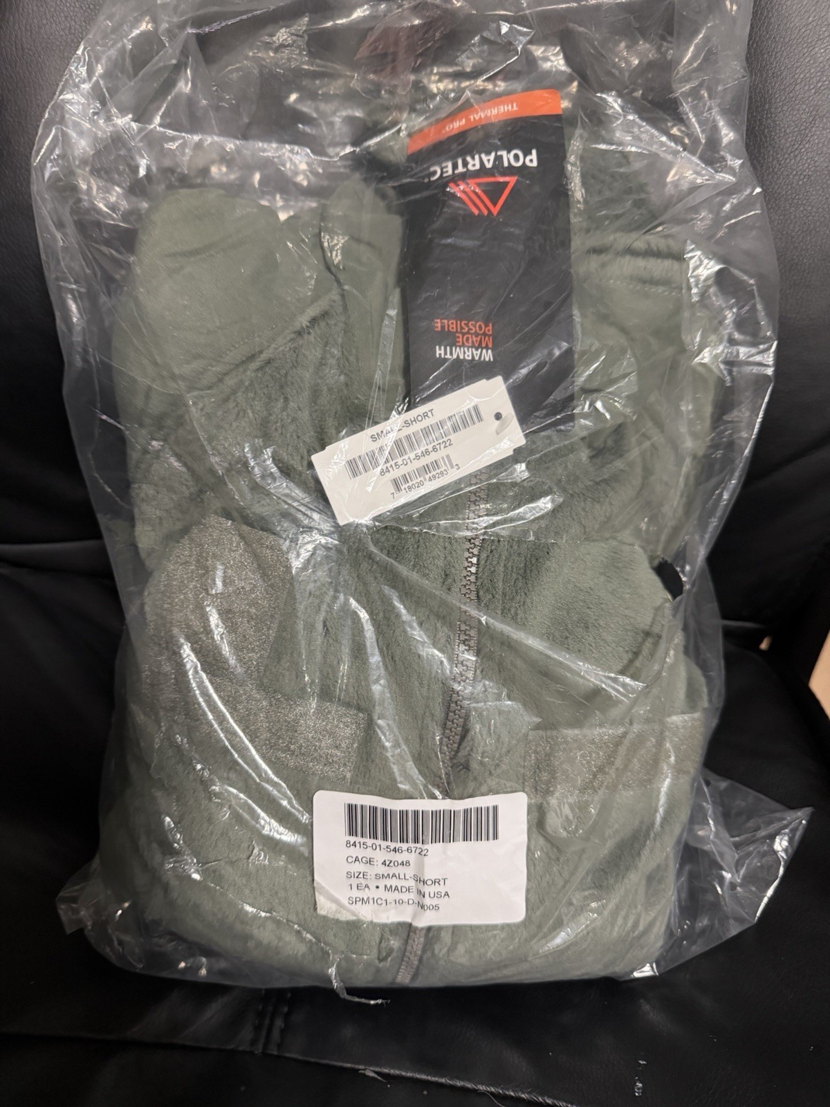 US. Military Army Foliage Acu Green Fleece Jacket Polartec GEN3 Small Short New