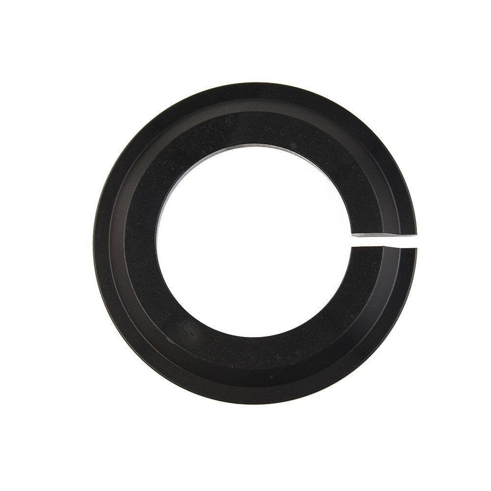 Black Fork Adapter Ring 50.5x29.9mm Tapered Steerer Replacement